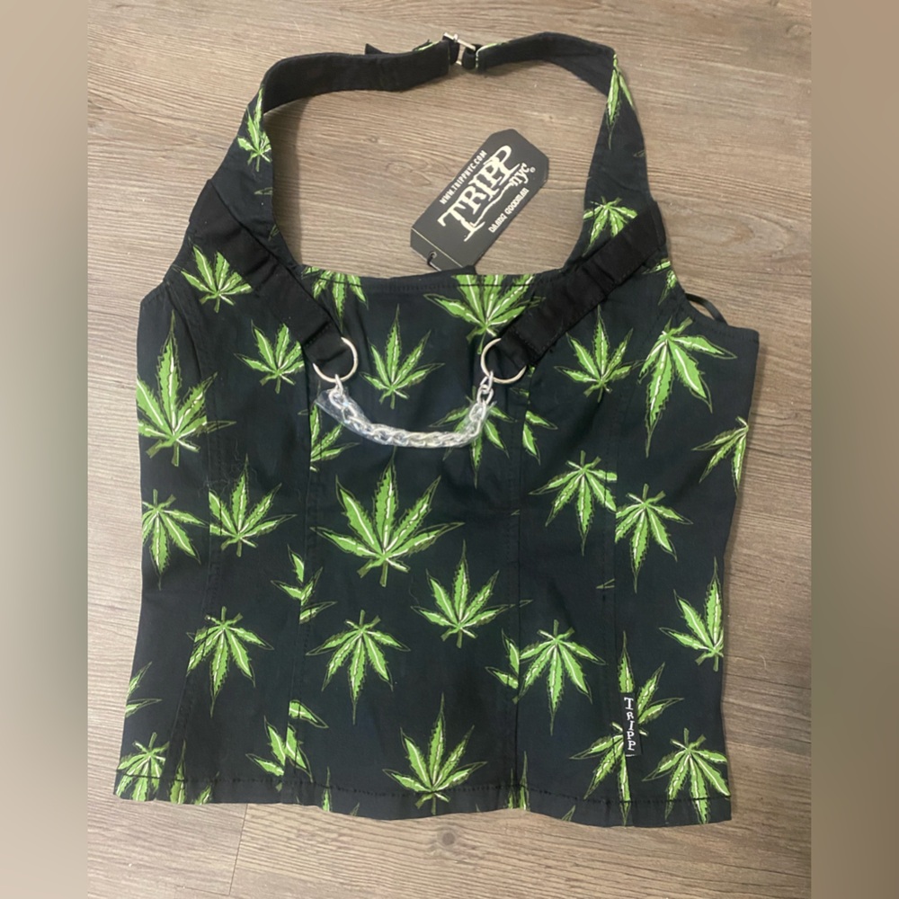 NWT Tripp NYC Mary Chain Corset Top